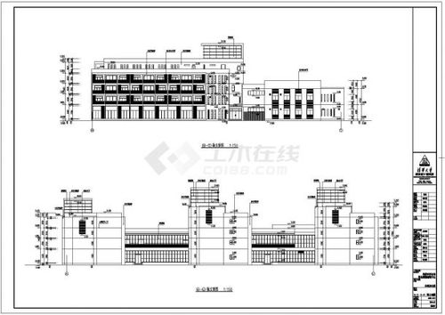 某体育局五层框架结构运动员公寓建筑设计施工图