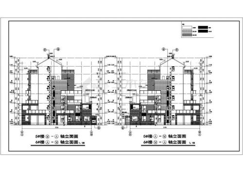 某地区某六层楼住宅建筑设计施工图