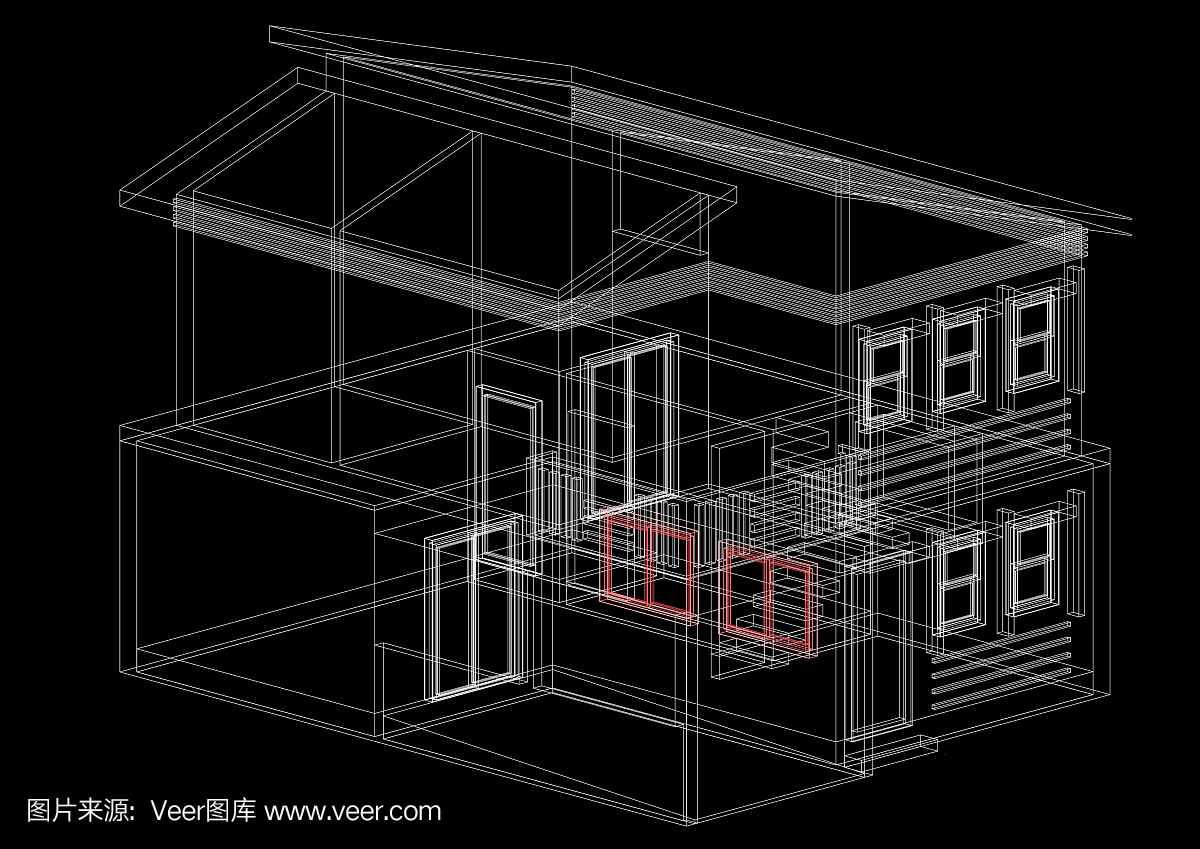 房屋建筑师设计蓝图