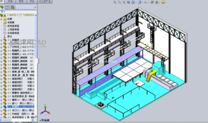 (高科技)工厂内部结构设计(建筑设计)